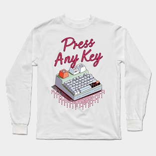 Press Any Key Long Sleeve T-Shirt